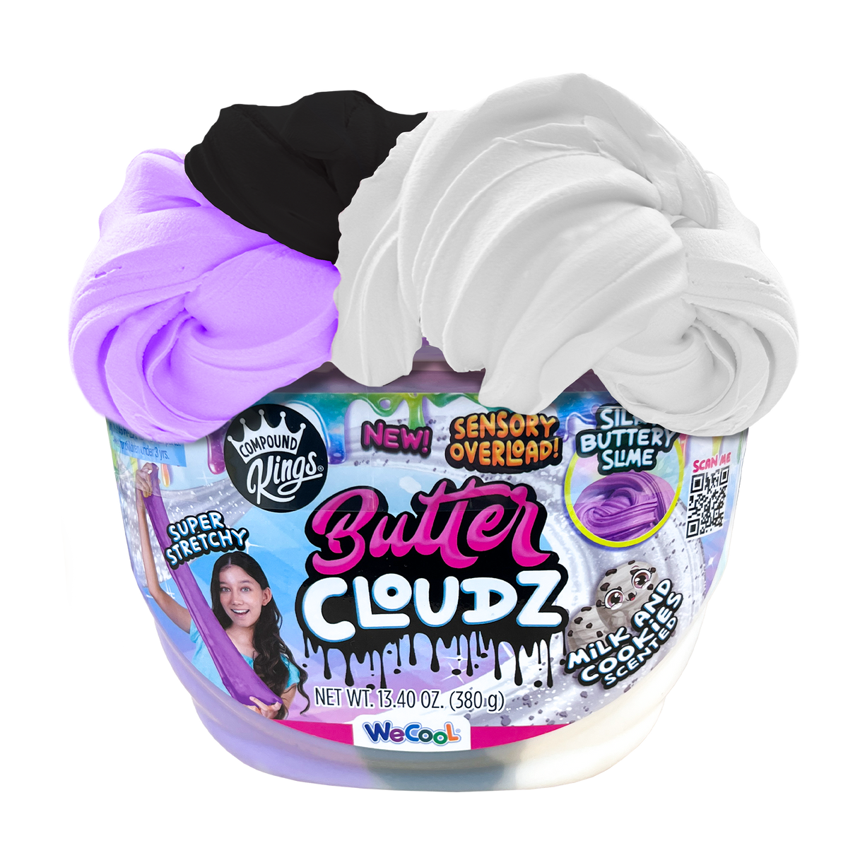 Compound Kings Milk Cookies Swirl Butter Slime Tub – WeCool Toys