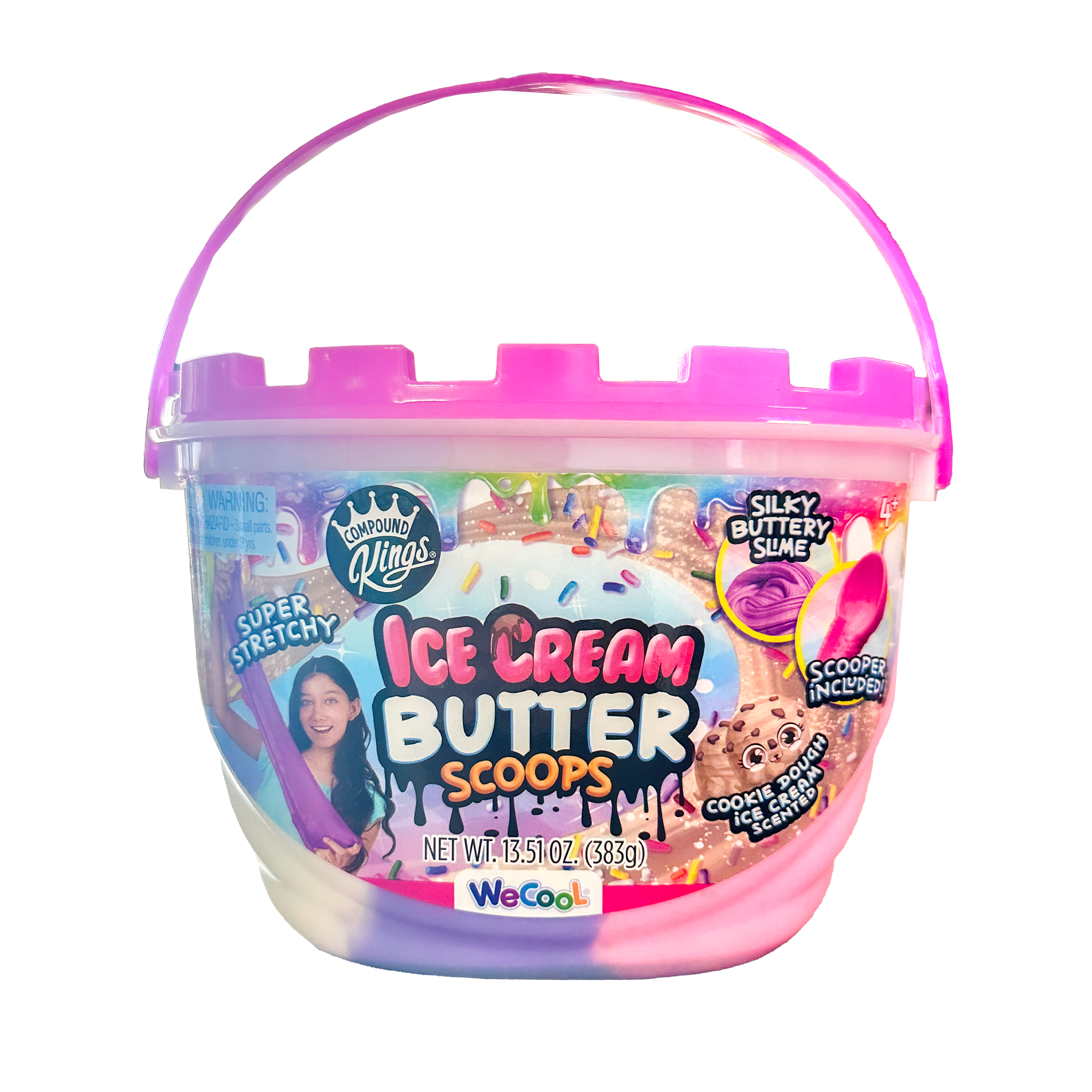 Cotton Candy Ice Cream Scoops DIY Slime Kit