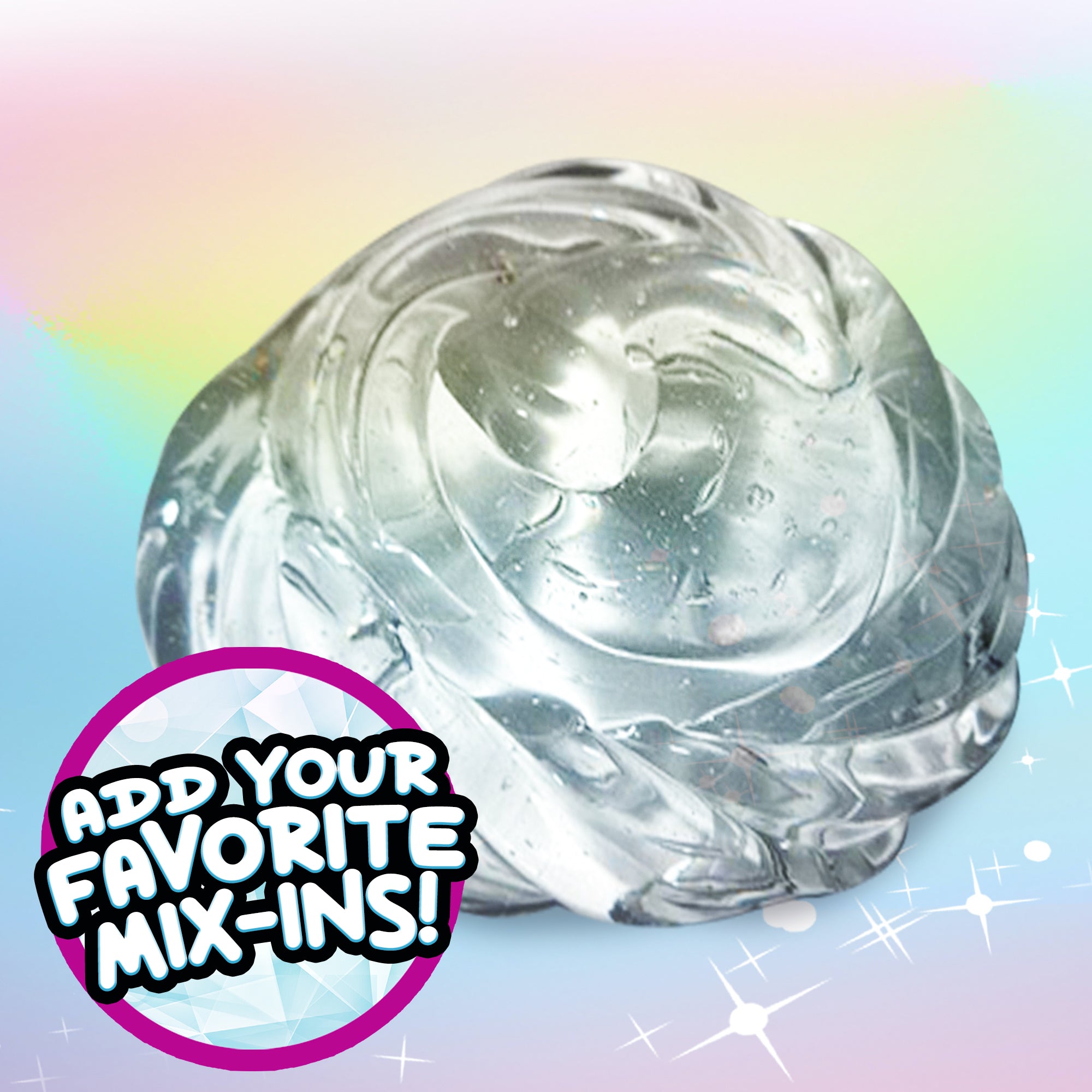 4 LB Huge Glassy Clear Slime Bucket Toy for Kids, FunKidz 64 FL OZ Premade  Big Crystal Slime Pack Gift with 29 Sets Add-ins Jumbo Slime Kit for Girls