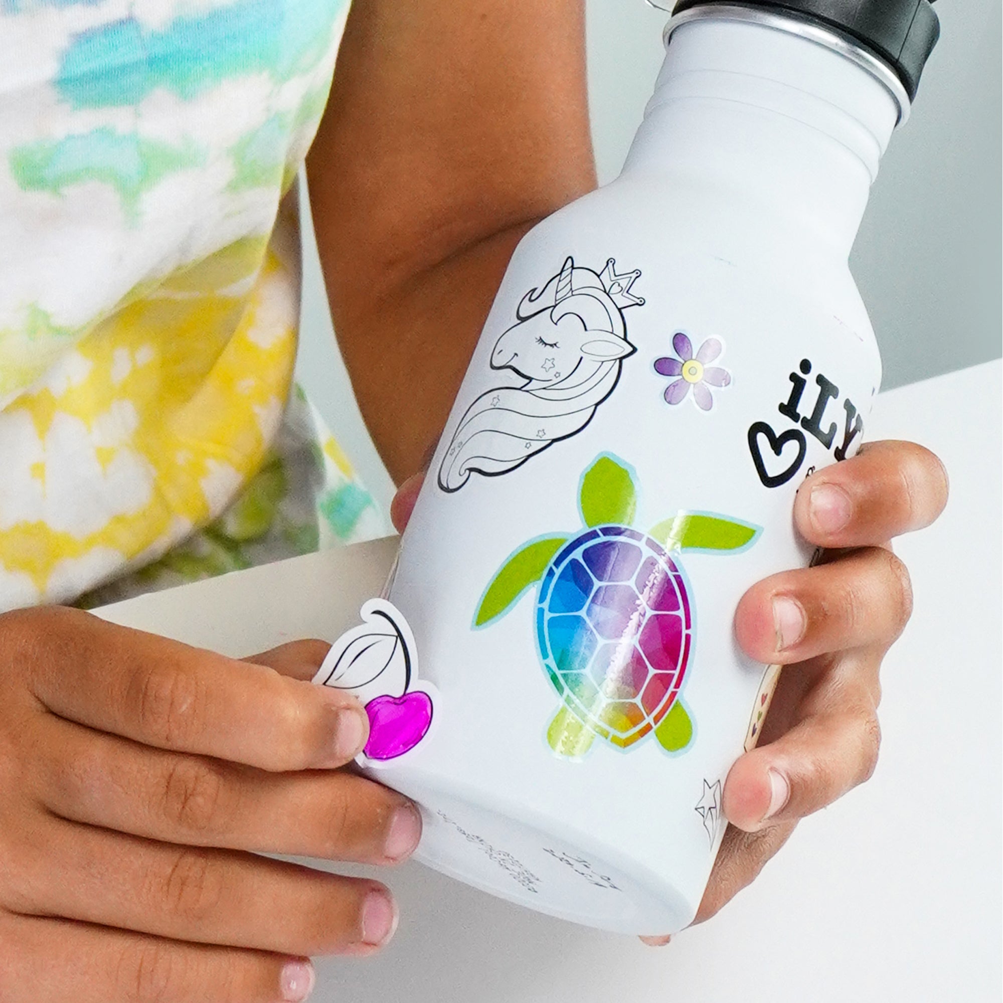 Just My Style Color Your Own Water Bottle